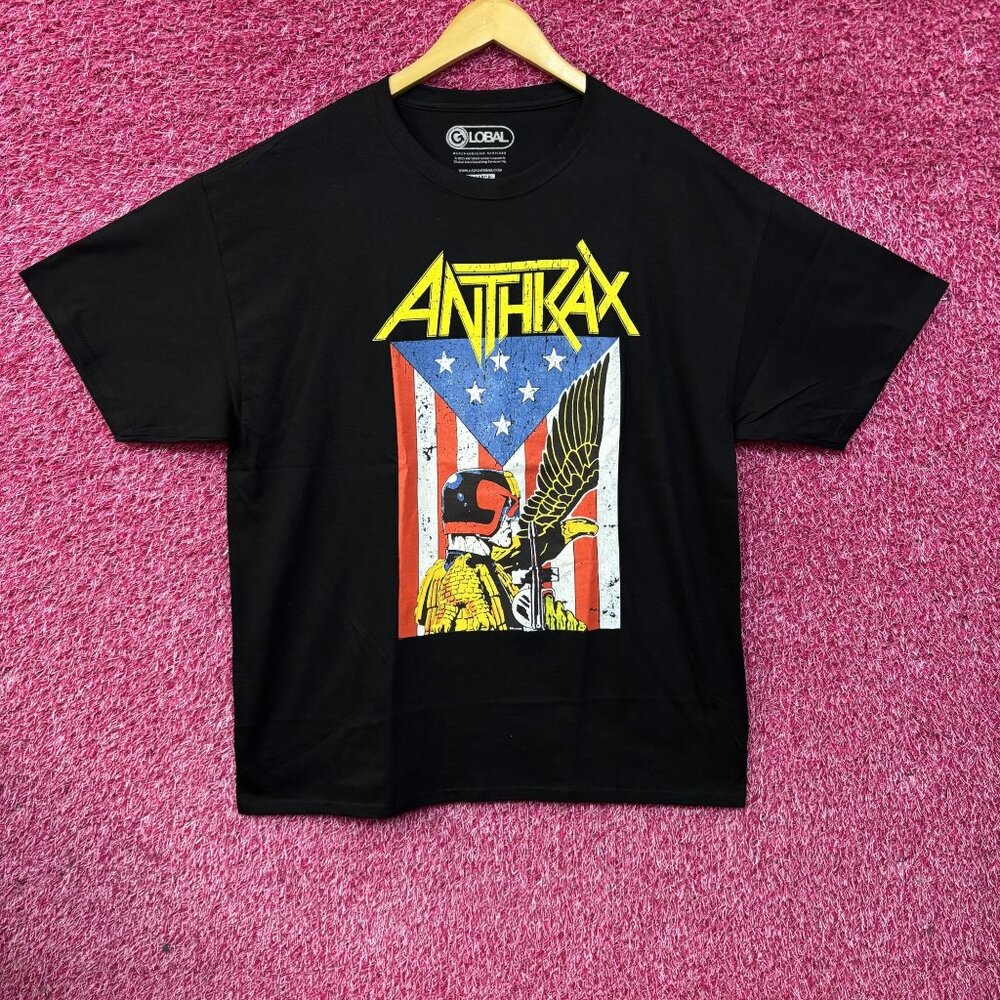Anthrax Eagle Black T-Shirt XL